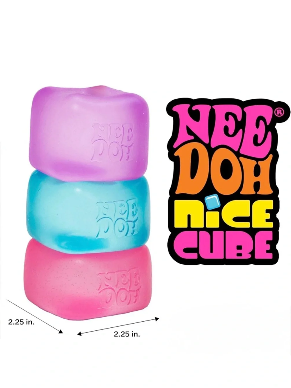 Schylling PURPLE NeeDoh Nice Cube Super Solid Squish ✨ AUTHENTIC ✨ SHIPS FAST!